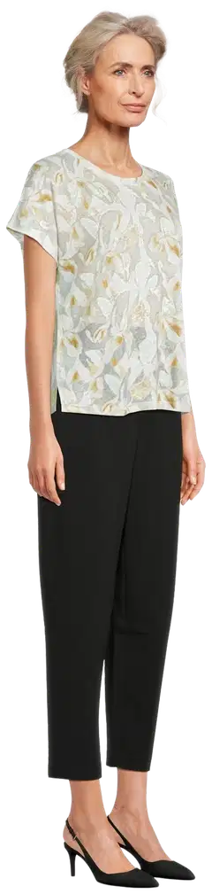 London Fog naisten trikoopusero pellavasekoitetta 213L261705 - Multicolor - 4