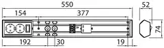 Airam yleisvalaisin Handy 550 8W 3000-4000K 1x2PR IP21 - 3