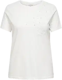 ONLY CARMAKOMA naisten paita Cardanielle - Cloud dancer - 1