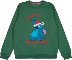 Stitch nuorten jouluinen collegepusero LS20012 - Green - 1