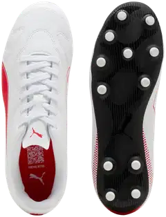 Puma lasten jalkapallokengät Vitoria II - White-Red - 4