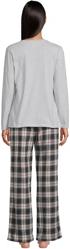 House naisten pyjama 212H382620 - Grey check - 2