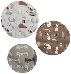 Emma hoitoalusta norsut 70x53 cm beige - 5