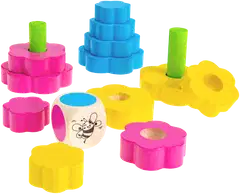 Heros peli My First Game Busy Bee Stacking Garden - 2