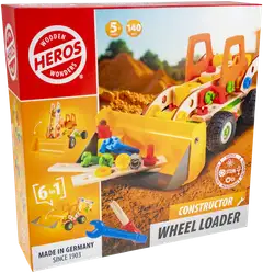 Heros rakennussarja Constructor Pyöräkuormaaja 140 osaa - 8