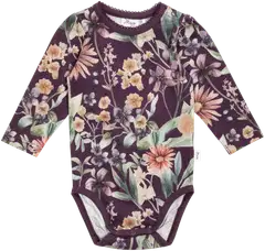 Maia family vauvojen body Kissanminttu 206365 - violetti - 1