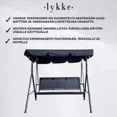 Lykke pihakeinu elegance, harmaa - 3