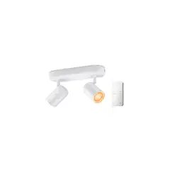 Philips Smart Lighting BOS kohdevalaisin GU10 5W RGB + säädettävä valkoinen 2 kpl kaukosäätimellä - 4