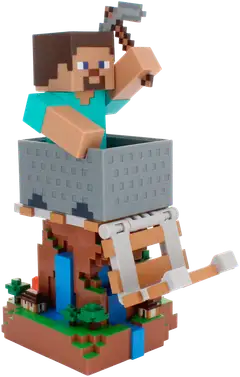 Cable Guys Ohjain/puhelinteline Minecraft Steve - 1