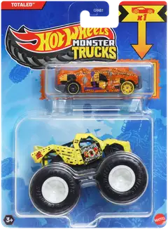 Hot Wheels monsteriauto + pikkuauto - 3