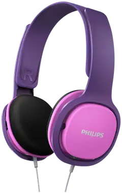 Philips lasten langalliset sankakuulokkeet SHK2000PK pinkki - 1