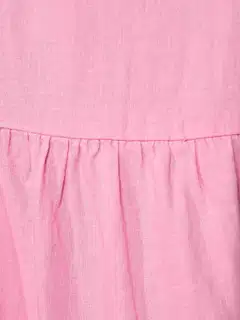 London Fog naisten pellavasekoitemekko 218L261703 - Cashmere rose - 12