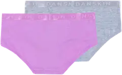 Danskin lasten hipsterit YCG001-61313 2-pack - sheer lilac/silver grey marl - 2