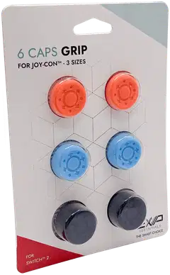Lexip Caps Grip for Joycon 6 kpl, Nintendo Switch 2 - 1