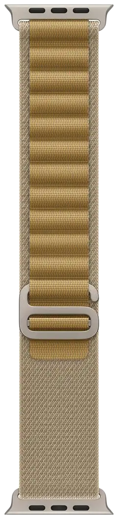 Apple Watch Ultra 2 GPS + Cellular 49mm luonnontitaani kotelo, Tan Alpine Loop ranneke - Medium - MX4F3KS/A - 3
