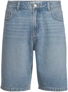 WKLY. miesten farkkushortsit 202W152606 - Med-blue denim washed - 2