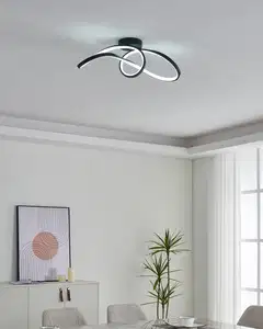 EGLO kattovalaisin Calarossa-z LED 22W RGB CCT musta/valkoinen - 7