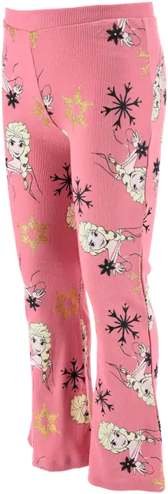 Lasten Frozen legging, laadukas kangas - pink - 2