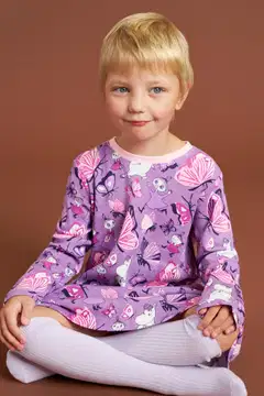 Muumi lasten yöpaita Perhospuisto 592931 - liila - 5