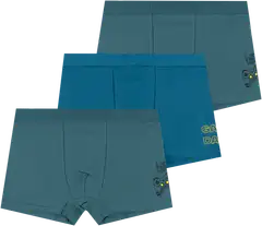 House lasten bokserit Game Day 231H260816 3-pack - Green print - 1