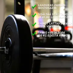 Fit'n Shape levytankosarja 75 kg - 4