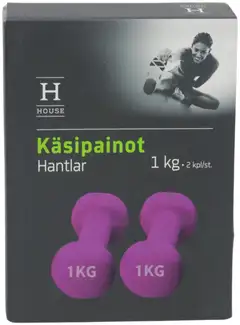 House käsipainot neopreeni 2 x 1kg - 1