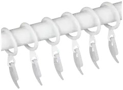 Ihanin rypytysnauhakoukku valkoinen 20kpl - 2