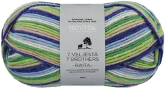 Novita Lanka 7 Veljestä Raita 100 g Suomikaari 975 - 1