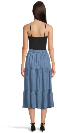 House naisten hame 221H260902 - Light denim - 3