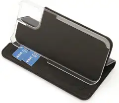 Wave Book Case, Apple iPhone 13 mini, Musta - 5