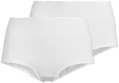 Actuelle naisten alushousut Maxi Basic 2-pack - Valkoinen - 1