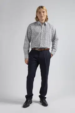 London Fog miesten puvunhousut normaali rf 2020lf2 - Night Sky - 13