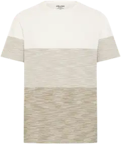 Blend miesten leveäraitainen t-paita BHKeith - Butter - 1