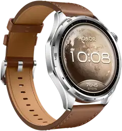 HONOR Watch 6 32MB+4GB -älykello, ruskea nahkaranneke - 4