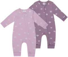 Ciraf vauvojen pyjama Hattara 250B263014 2-pack - pink clouds aop - 1