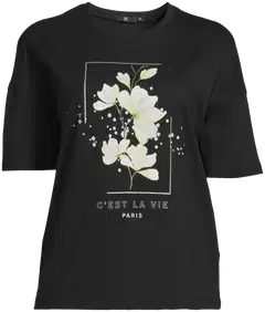 House naisten t-paita 213H261405 - BLACK - 2