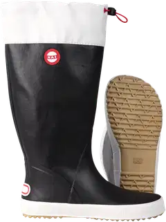 Hai unisex paljasjalkakumisaapas Barefoot Black - Musta/valkoinen - 1