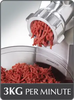 Kenwood lihamylly MG700 Pro 2000 Excel - 6