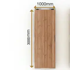 PatioN°rd Havu valmisterassi 1x3 kestopuu - 2