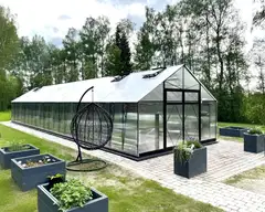 Ecoslider kasvihuone Lux DD 4.0 X 13.9 - 1