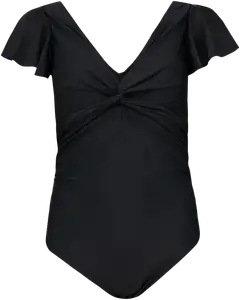 Actuelle naisten uimapuku hihoilla 215A012612 - BLACK - 1