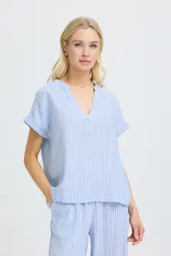 B.young naisten pusero Byfalakka v 2 - DELLA ROBBIA BLUE STRIPE - 3