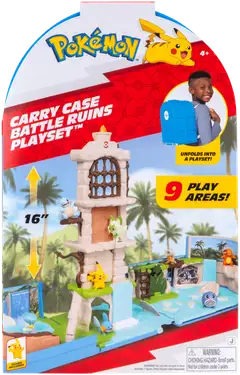 Pokemon Carry Case Battle Ruins Playset - 1