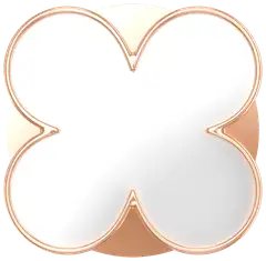 Popsockets puhelinpidike popgrip clover rose gold - 1