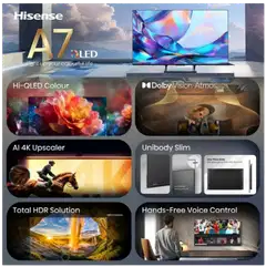 Hisense 55" 4K QLED Smart TV 55A7S - 3