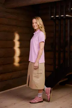 Reino&Aino naisten pikeepaita Aino - pink - 4