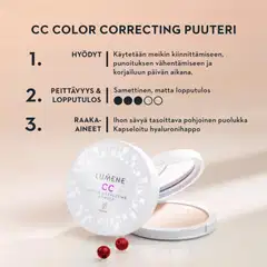 Lumene CC Color Correcting Puuteri 2 10g - 1 - 3