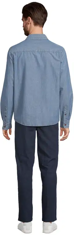 London Fog miesten farkkupaita chambray 194L03268 - Light Blue denim - 3
