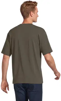 House miesten t-paita o-pääntiellä oversize 195HBNOS24 - Black olive - 3