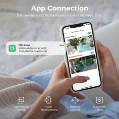 Imilab EC6 Dual 2K+2K WiFi -valvontakamera kahdella objektiivilla ulkokäyttöön CMSXJ68A - 9